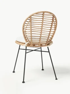 Polyrotan stoelen Cordula met stoelkussen, 2 stuks^Westwing Collection Outlet