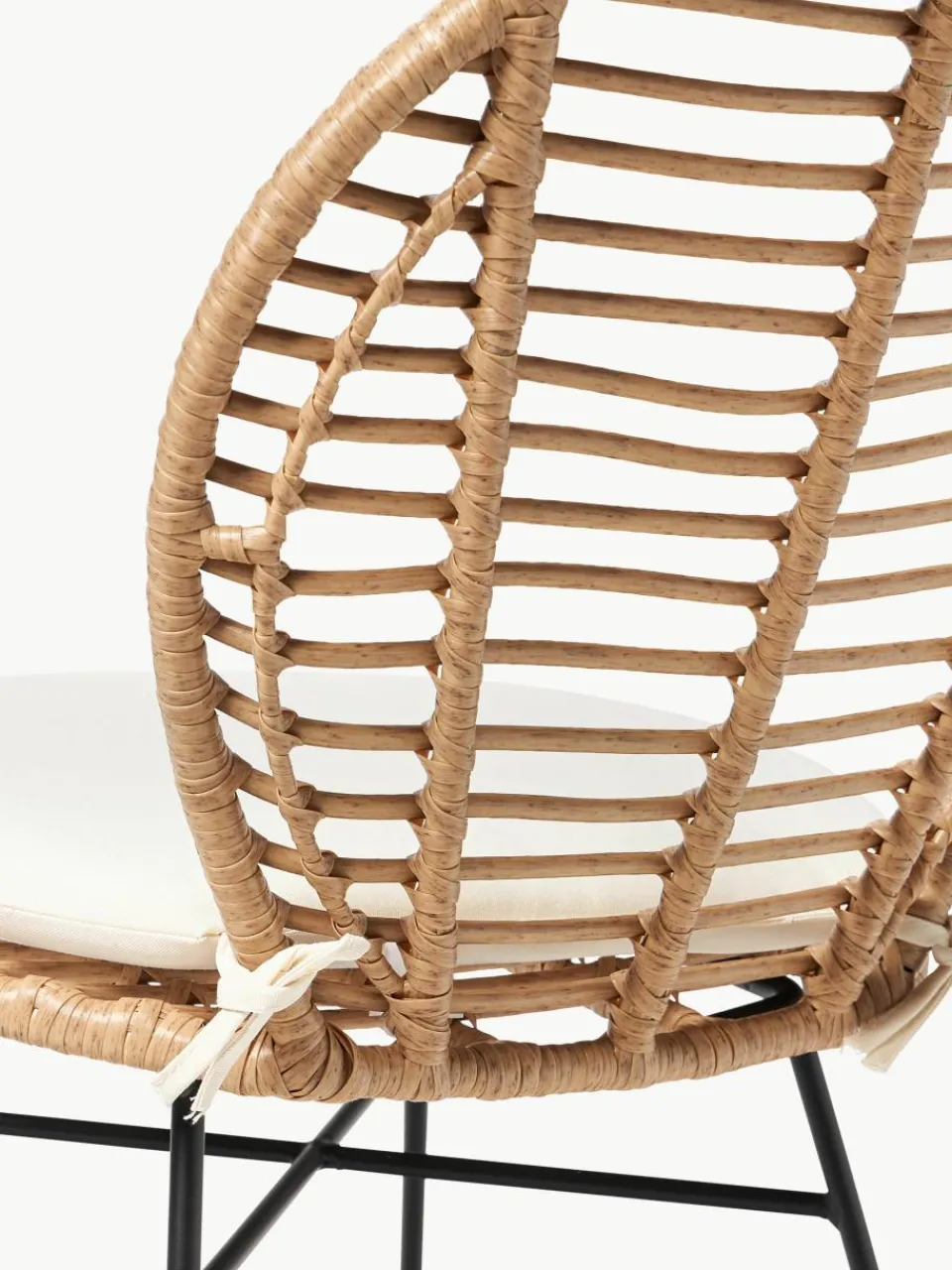 Polyrotan stoelen Cordula met stoelkussen, 2 stuks^Westwing Collection Outlet