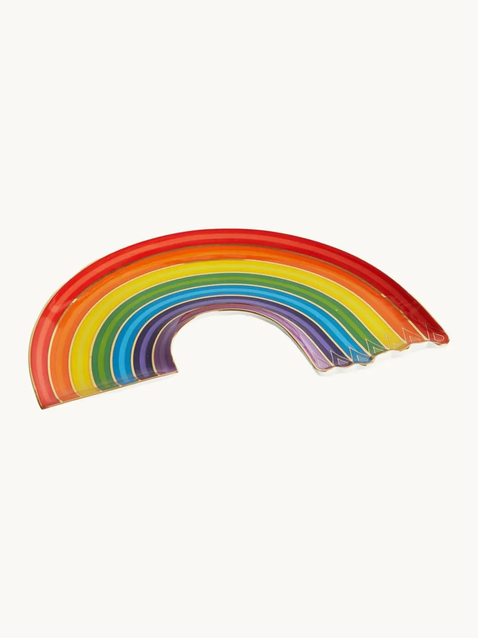 Porselein decoratief dienblad Rainbow met goudkleurig^Jonathan Adler Hot