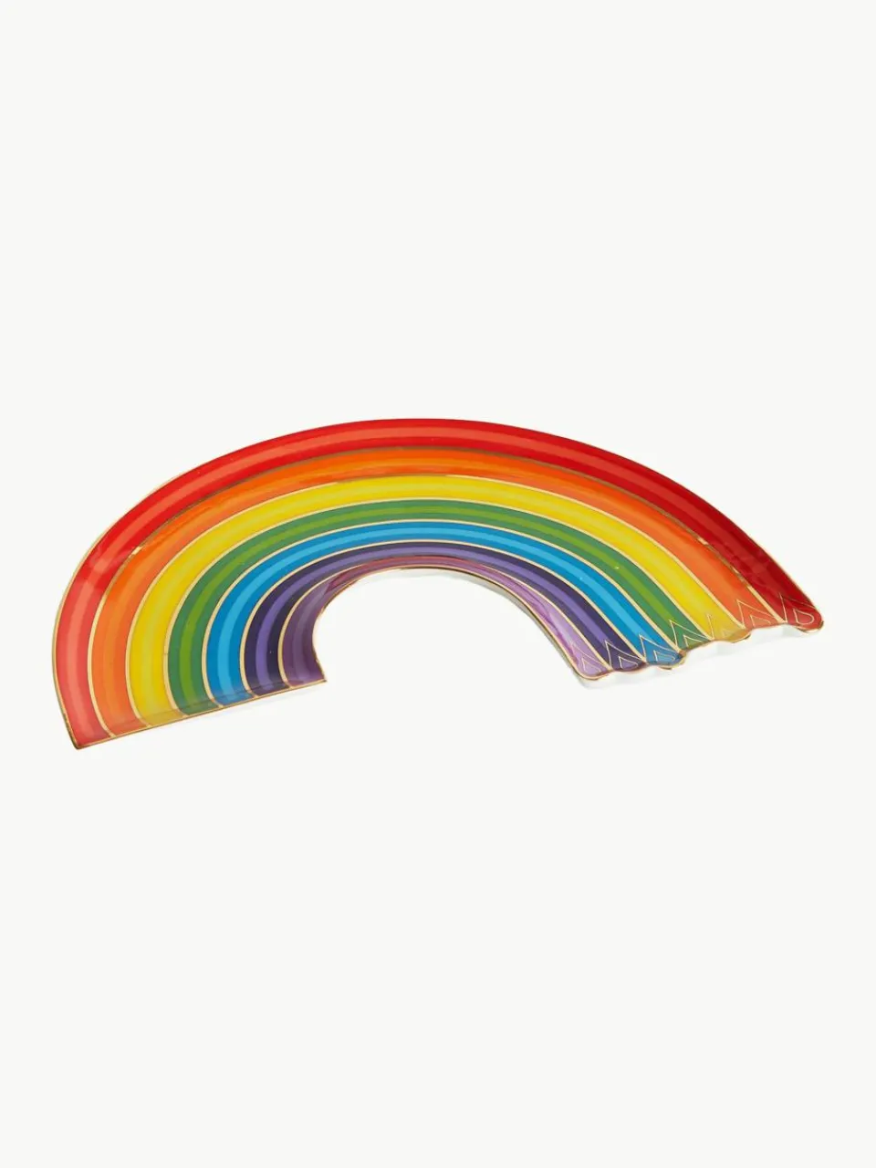 Porselein decoratief dienblad Rainbow met goudkleurig^Jonathan Adler Hot