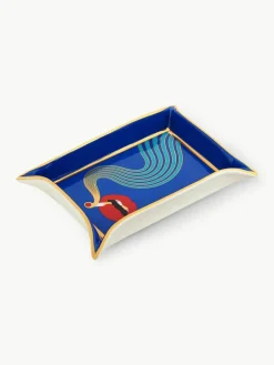 Porselein decoratief dienblad pot met goud^Jonathan Adler Fashion