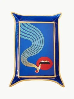 Porselein decoratief dienblad pot met goud^Jonathan Adler Fashion