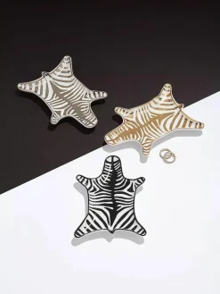 Porselein decoratief dienblad Zebra^Jonathan Adler Outlet