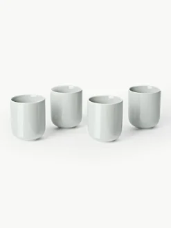 Porseleinen bekers Nessa, 4 stuks^Westwing Collection New