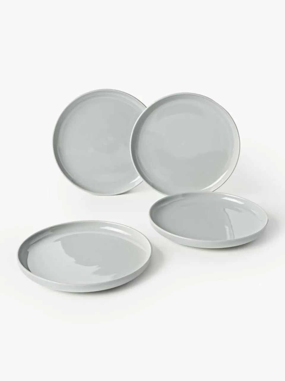 Porseleinen dinerborden Nessa, 4 stuks^Westwing Collection Clearance