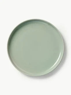 Porseleinen dinerborden Nessa, 4 stuks^Westwing Collection Best