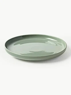Porseleinen dinerborden Nessa, 4 stuks^Westwing Collection Best