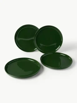 Porseleinen dinerborden Nessa, 4 stuks^Westwing Collection Sale