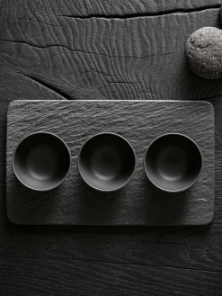 Porseleinen dipschalen Manufacture Rock met dienblad, 4-delig^Villeroy & Boch Best