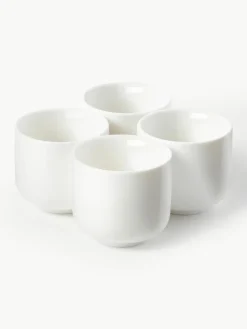 Porseleinen eierdopje Nessa, 4 stuks^Westwing Collection Best