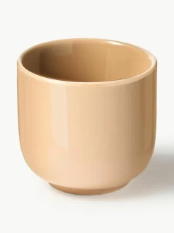 Porseleinen espressokopjes Nessa met schotels, 4 stuks^Westwing Collection Online