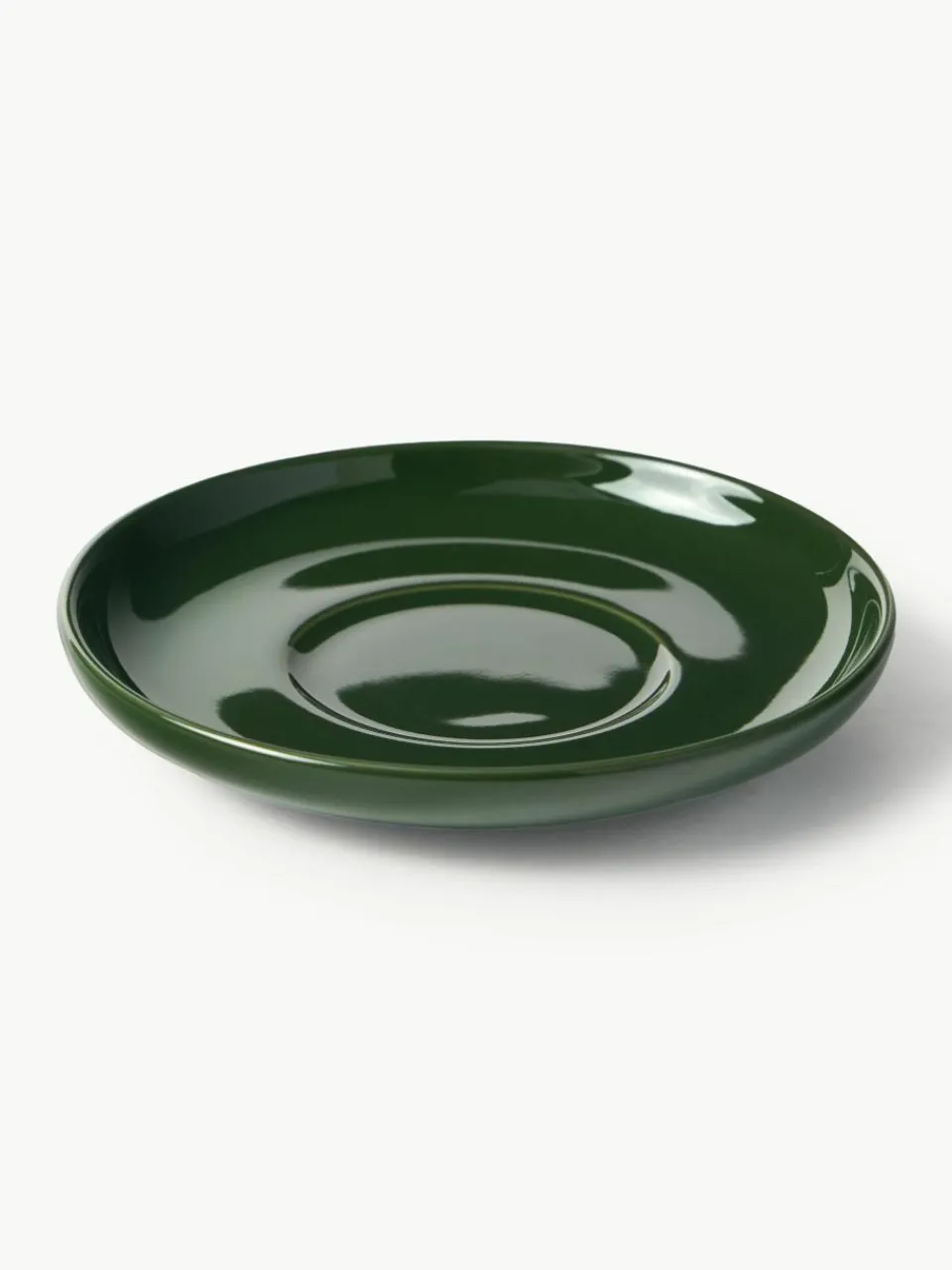 Porseleinen espressokopjes Nessa met schotels, 4 stuks^Westwing Collection Outlet