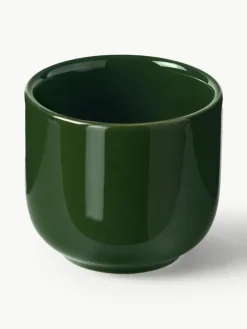 Porseleinen espressokopjes Nessa met schotels, 4 stuks^Westwing Collection Outlet