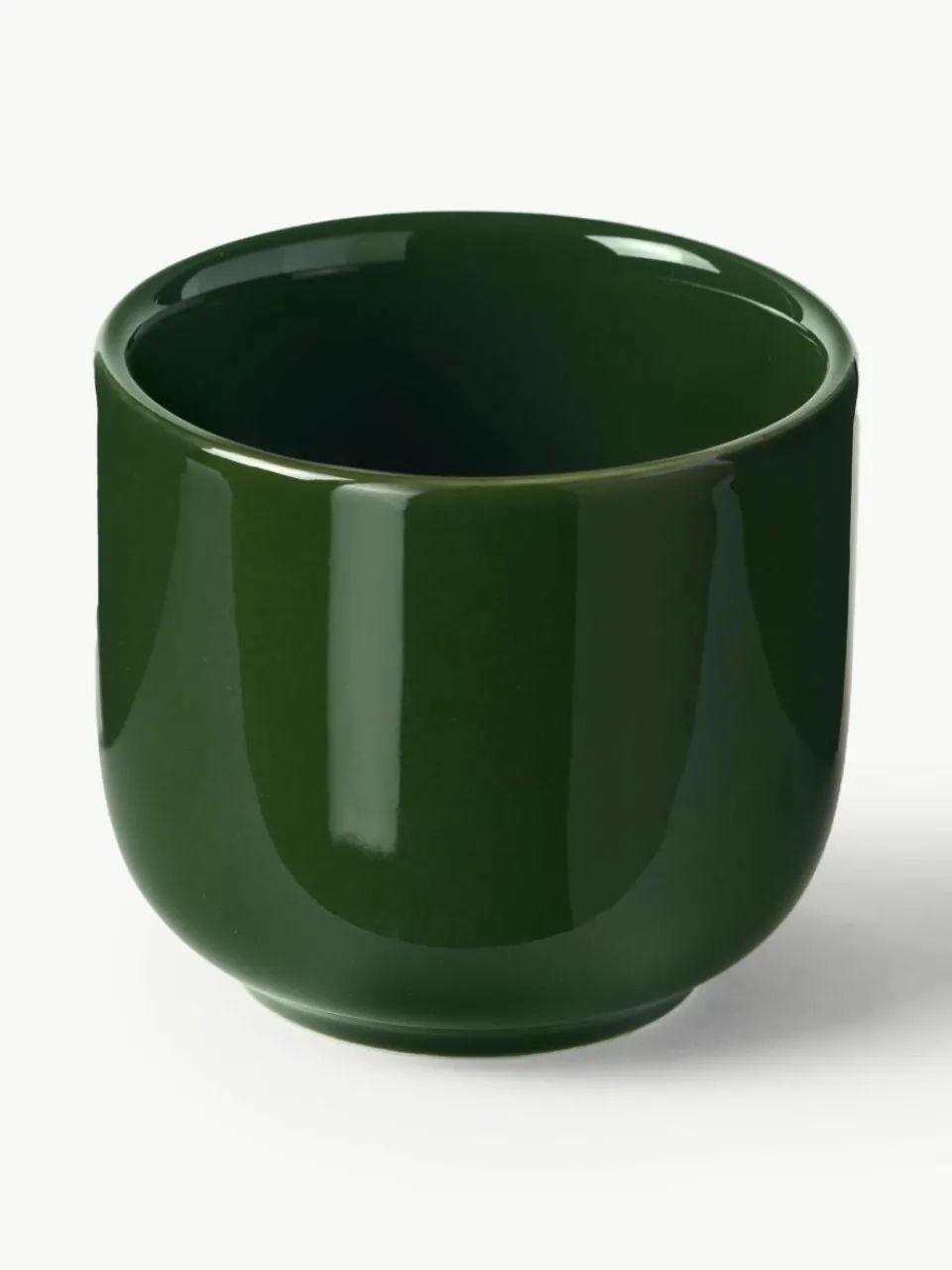 Porseleinen espressokopjes Nessa met schotels, 4 stuks^Westwing Collection Outlet