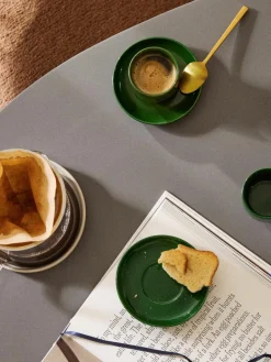 Porseleinen espressokopjes Nessa met schotels, 4 stuks^Westwing Collection Outlet