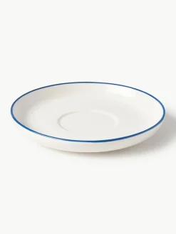 Porseleinen espressokopjes Facile met schoteltjes, 2 stuks^Westwing Collection Discount