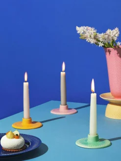 Porseleinen kandelaar Rhombe^Lyngby Porcelaen Clearance