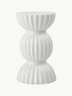 Porseleinen kandelaar Tura met geribbeld oppervlak^Lyngby Porcelaen Clearance