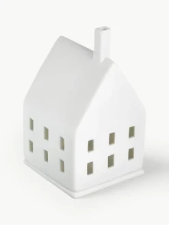 Porseleinen lichthuis Living, H 10 cm^Westwing Outlet