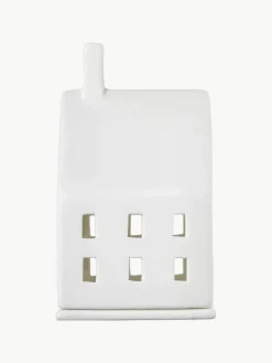 Porseleinen lichthuis Living, H 10 cm^Westwing Outlet