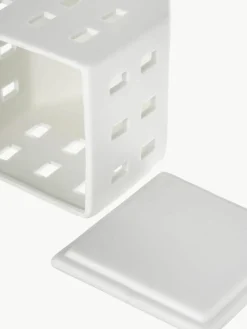 Porseleinen lichthuis Living, H 10 cm^Westwing Outlet