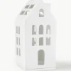 Porseleinen lichthuis Living, H 13 cm^Westwing Best