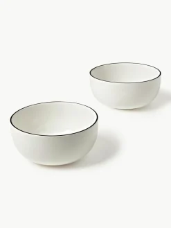 Porseleinen mueslischalen Facile, 2 stuks^Westwing Collection Sale