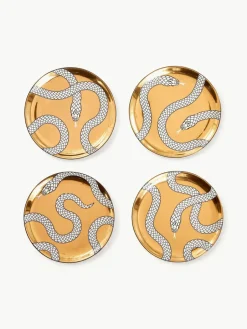 Porseleinen onderzetter Eden met goud, 4-delig^Jonathan Adler Online