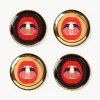 Porseleinen onderzetters Full Dose, met goud, set van 4^Jonathan Adler Sale