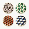 Porseleinen onderzetters Versailles met goud, set van 4^Jonathan Adler Outlet