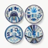 Porseleinen onderzetters Druggist met goud, set van 4^Jonathan Adler Online