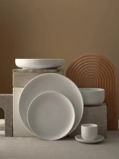 Porseleinen ontbijtborden Nessa, 4 stuks^Westwing Collection Hot