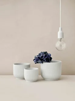 Porseleinen plantenpot Lyngby, H 16 cm^Lyngby Porcelaen Hot