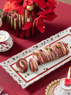 Porseleinen serveerplateau Toy's Delight^Villeroy & Boch Fashion