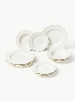 Porseleinen servies Grace voor 4 personen (12-delig)^Westwing Collection Online