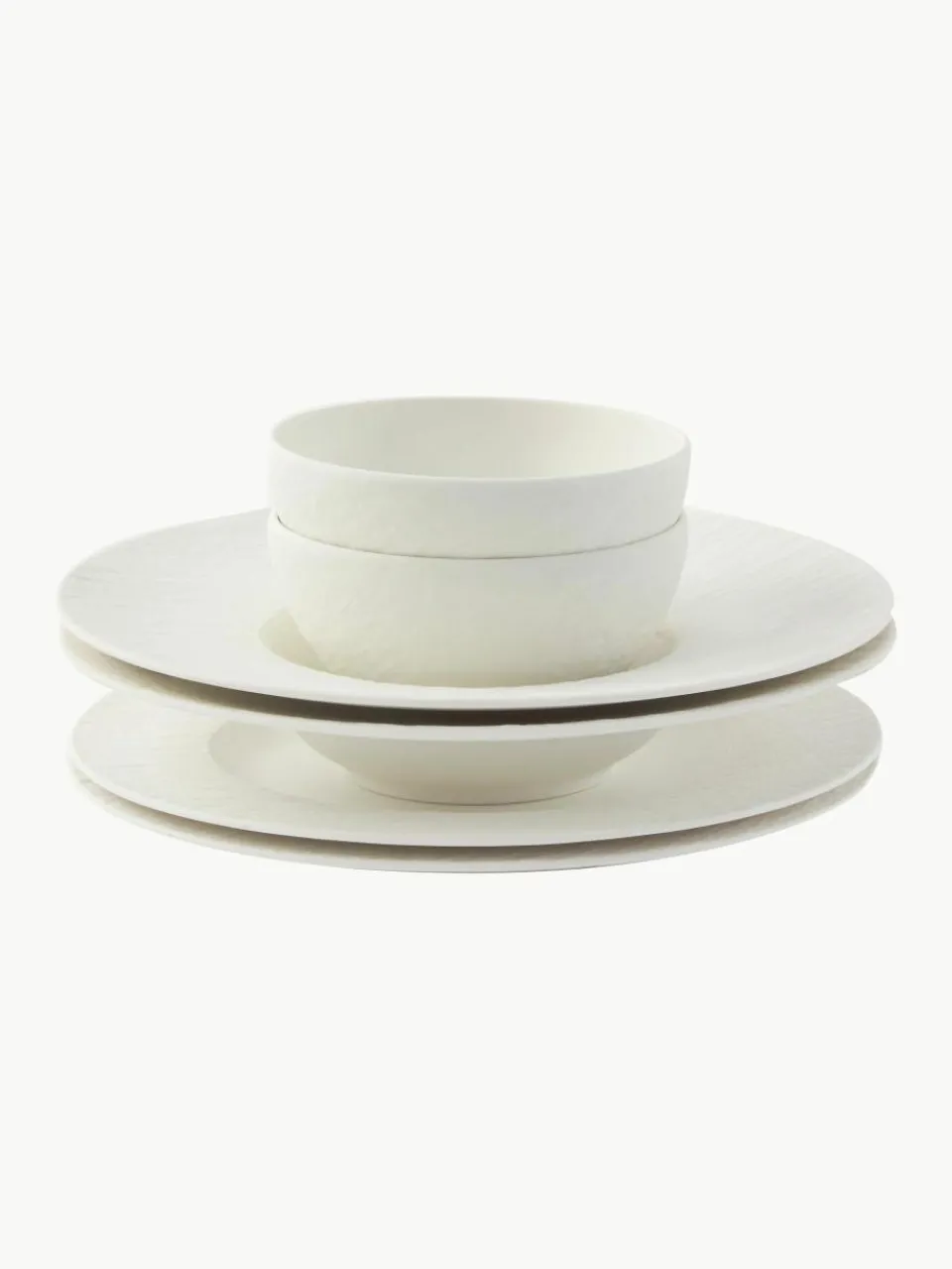 Porseleinen servies Manufacture Rock, 2 personen (6-delig)^Villeroy & Boch Clearance