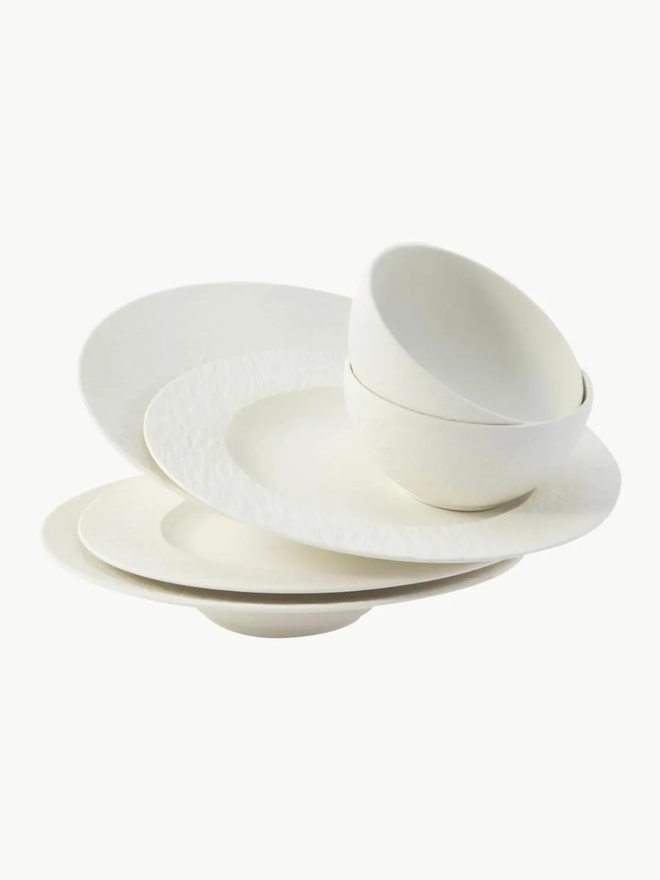 Porseleinen servies Manufacture Rock, 2 personen (6-delig)^Villeroy & Boch Clearance