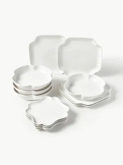 Porseleinen serviesset Nera, 4 personen (12-delig)^Westwing Collection Clearance
