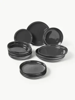 Porseleinen serviesset Nessa, 4 personen (12-delig)^Westwing Collection Sale