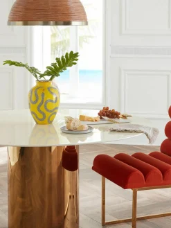Porseleinen vaas Eden met goud, H 27 cm^Jonathan Adler Sale