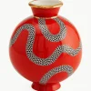 Porseleinen vaas Eden met goud, H 23 cm^Jonathan Adler Online