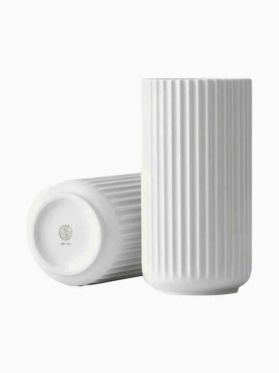 Porseleinen vaas Lyngby, H 21 cm^Lyngby Porcelaen New