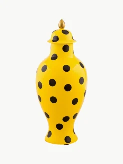 Porseleinen vaas Toiletpaper met deksel, H 47 cm^SELETTI Best