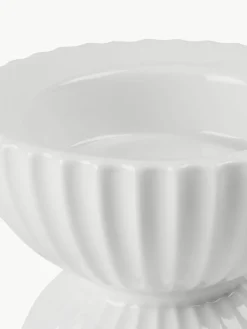 Porseleinen windlicht Tura met geribbeld oppervlak^Lyngby Porcelaen New