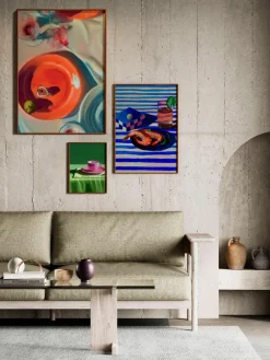 Poster Artwall no. 04 met lijst, set van 3^Paper Collective New