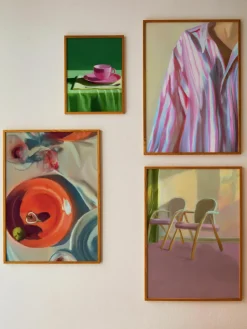 Poster Artwall no. 04 met lijst, set van 3^Paper Collective New