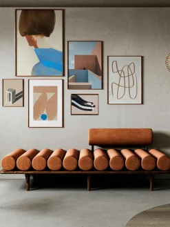 Poster Artwall no. 19 met lijst, set van 6^Paper Collective Hot