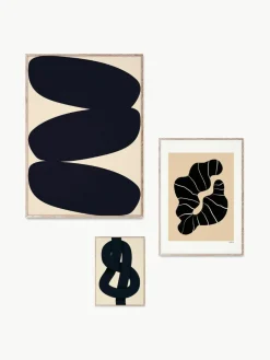 Poster Artwall no. 21 met lijst, set van 3^Paper Collective Best