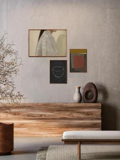 Poster Artwall no. 24 met lijst, set van 3^Paper Collective Best