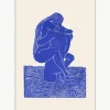Poster Maliv blauw^Poster and Frame Best